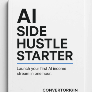 Start your first AI side hustle in 60 minutes, even if you’ve never built anything online.